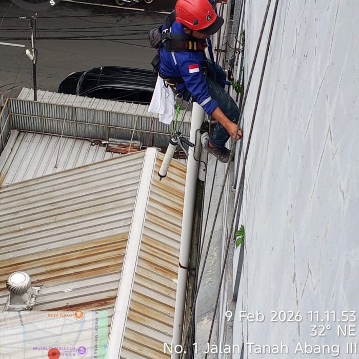 Grouting Dinding Gedung